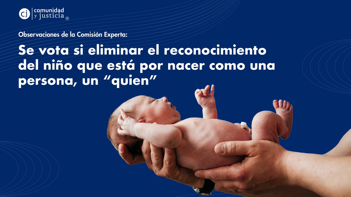 Ayer la Comisión Experta presentó sus sus observaciones al artículo 16.1, que reconoce el derecho a la vida, incluyendo a quienes están por nacer. Se ha propuesto, de distintas maneras, eliminar la referencia al niño que está por nacer como un "quien":

[HILO] 👇🏻 [1/3]