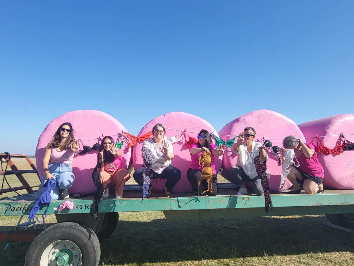 FDSEA31's tweet image. Mobilisation des #agricultrices de la FDSEA31 &amp;amp; des JA31 pour #OctobreRose, et la lutte contre le #CancerDuSein ! 🩷
Nous vous rappelons l'importance de consulter votre 👩‍⚕️ régulièrement, pris à temps , le cancer du sein se guérit dans 90% des cas.
Mesdames, prenez soin de vous !