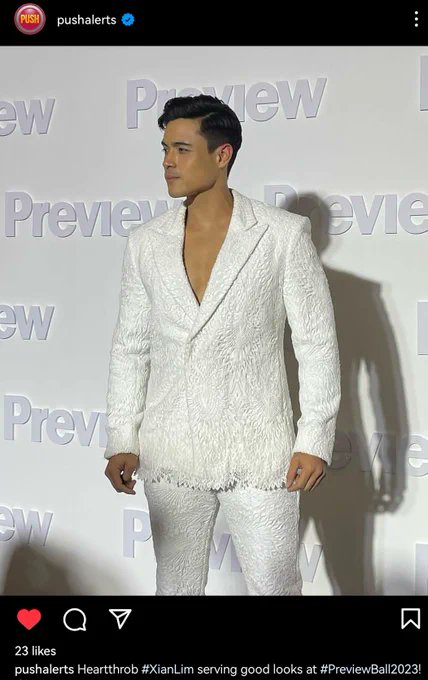 MZiarra8822's tweet image. I nominate #xianlim for #100MostHandsomeFaces2023 Xian Lim
@XianLimm