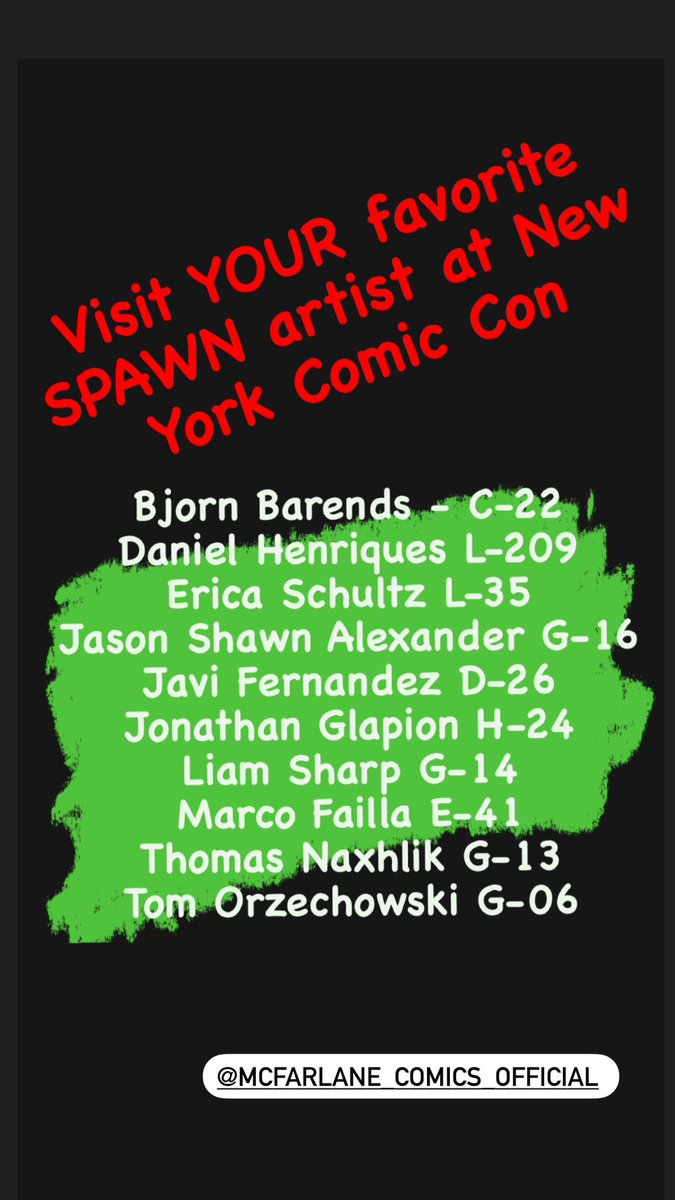 Todd_McFarlane's tweet photo. I’m NOT at New York Comic Con…BUT…

#spawn #comics #nycc #imagecomics https://t.co/pbGwxudHag
