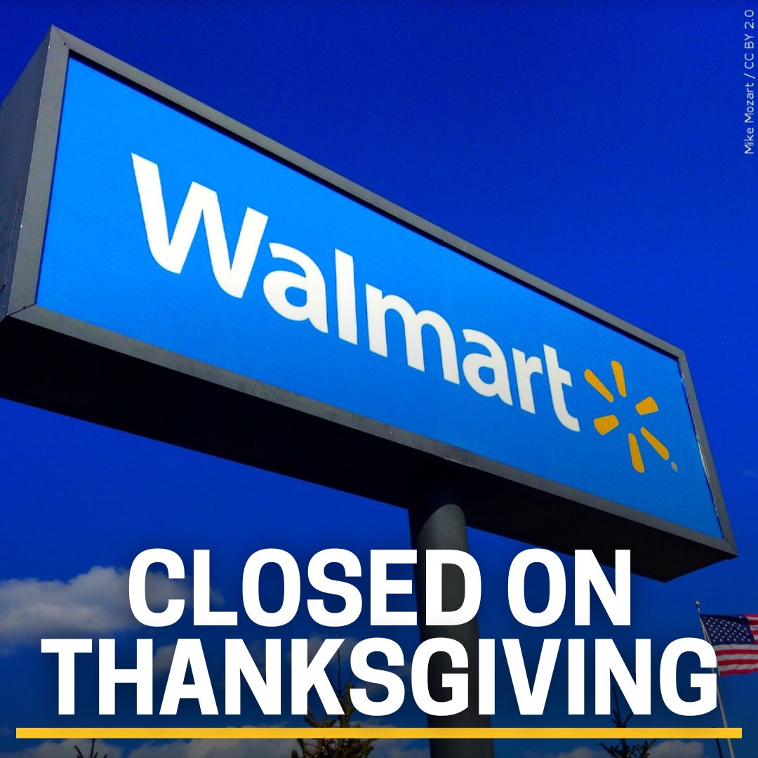 Walmart to close stores on Thanksgiving for fourth consecutive year