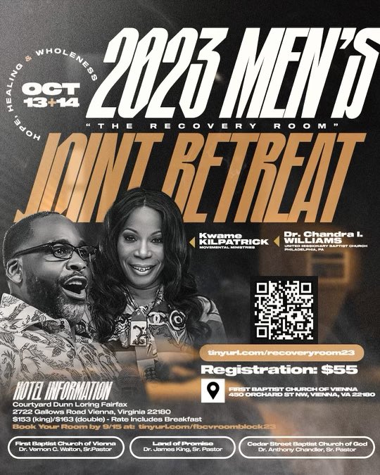 vernoncwalton's tweet image. I am excited about spending time this weekend with the brotherhood. Looking forward to a great time of fellowship and impartation. I encourage you to join us if you are able. 
#mensministry #jointretreat23 #TheRecoveryRoom #thebrotherhood #mensweekend