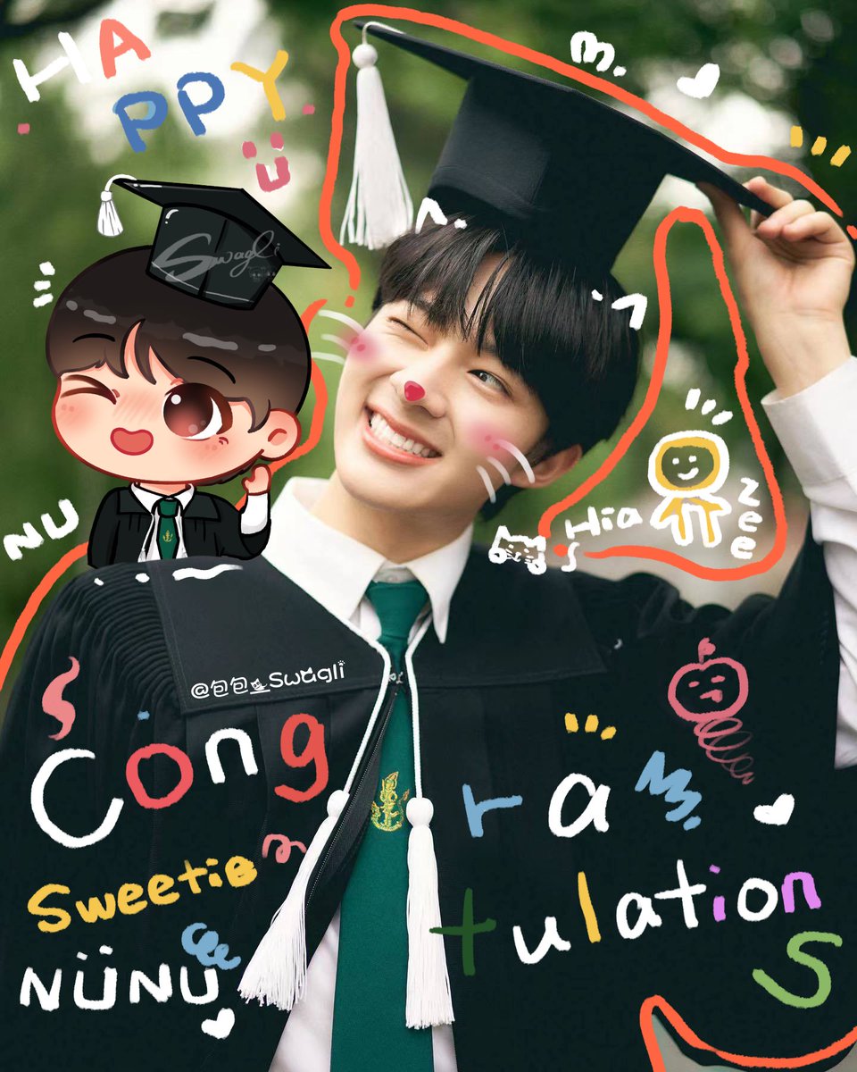 PatriciaBrunof2's tweet photo. @XimenaHenke @CwrNew Hermoso diría, se lucieron con eso.
12Oct Proud of NuNew
#NuNew #NanaNu @CwrNew #ZonZon #ZeeNuNew
#นุนิวเกียรตินิยมอันดับหนึ่ง
#ReadyforNuNewGraduation
#NuNewGraduationDay https://t.co/M9zI0EpiMG