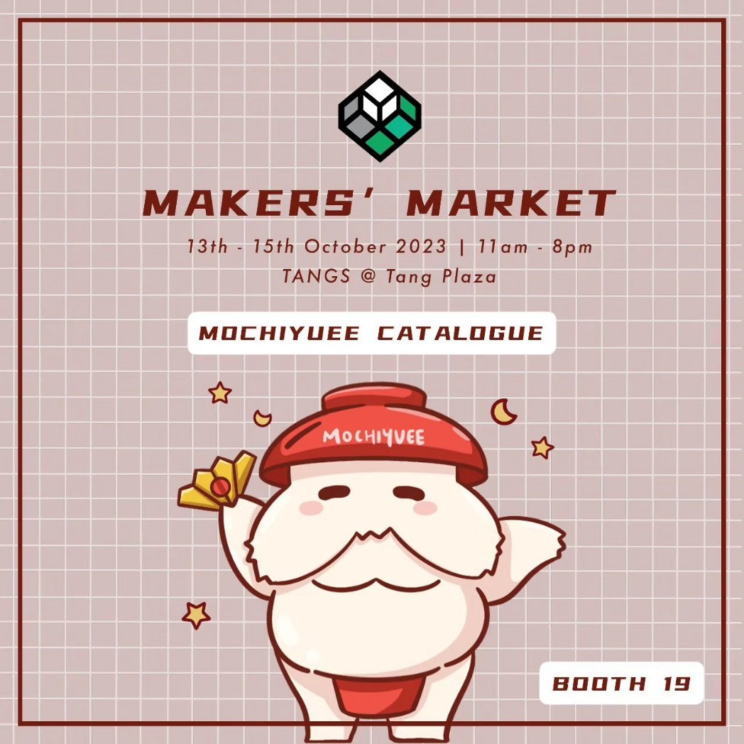 Mochiyuee's tweet photo. 📢 Makers' Market Catalogue! |I'll be selling mainly Studio Ghibli merchandise, including new items like stickers and prints. Keychains will still be available!
•
Booth 19! ✨️ 
•
Tags | #makersmarket #studioghibli #print #stickers #keychain #supportsmallbusiness #demonslayer https://t.co/w45Zu6IAku