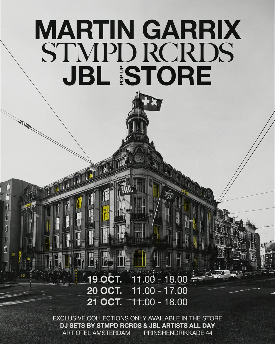 stmpdrcrds's tweet photo. We’re stoked to announce the line up of our label night, our pop-up store &amp; so many more events during @ADE_NL 
Excited to see you all there 🔥 https://t.co/aSXFVDJCdP