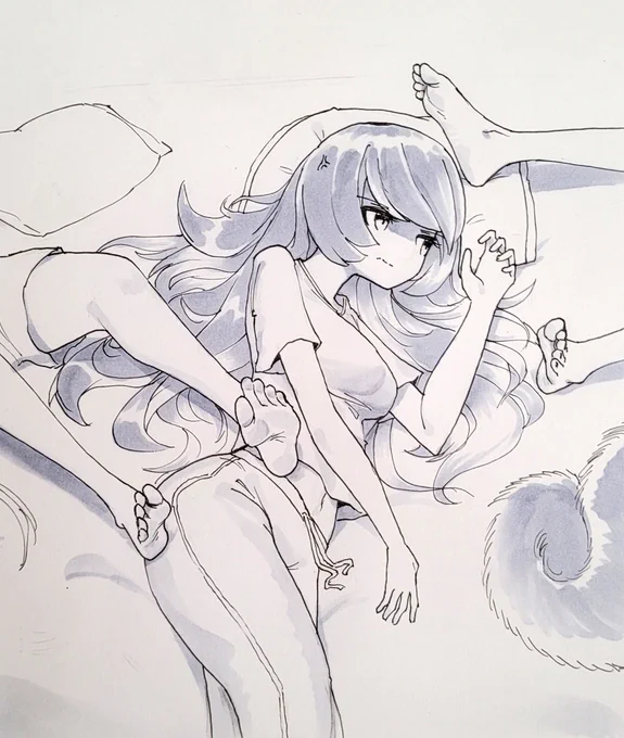 moona can't sleep (holoctober)   #HoshinovArt #HOLOctober #holoctober2023