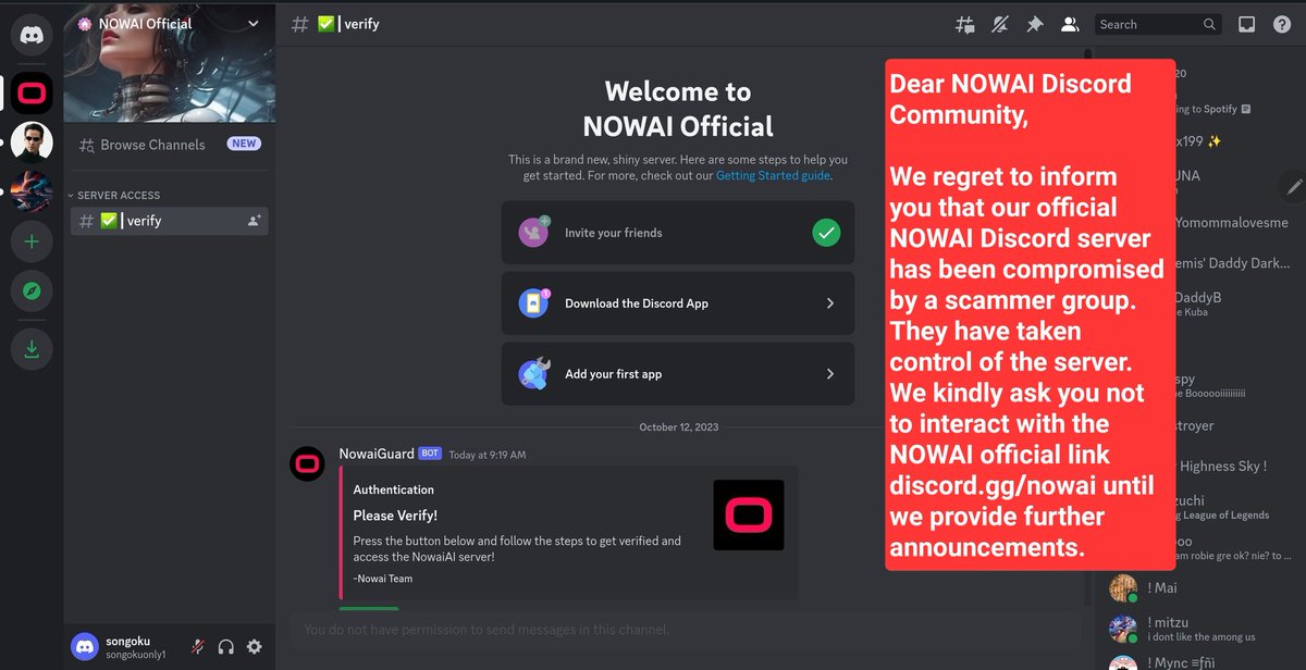 NOWAI Official tweet media
