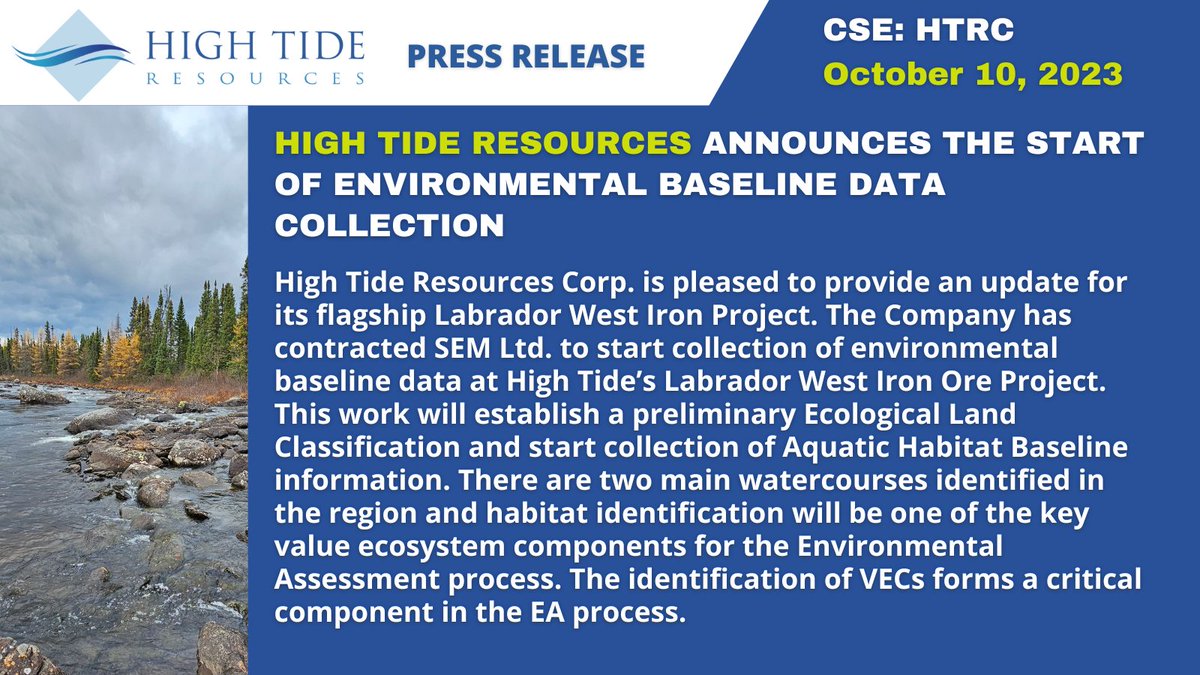 High Tide Resources tweet media