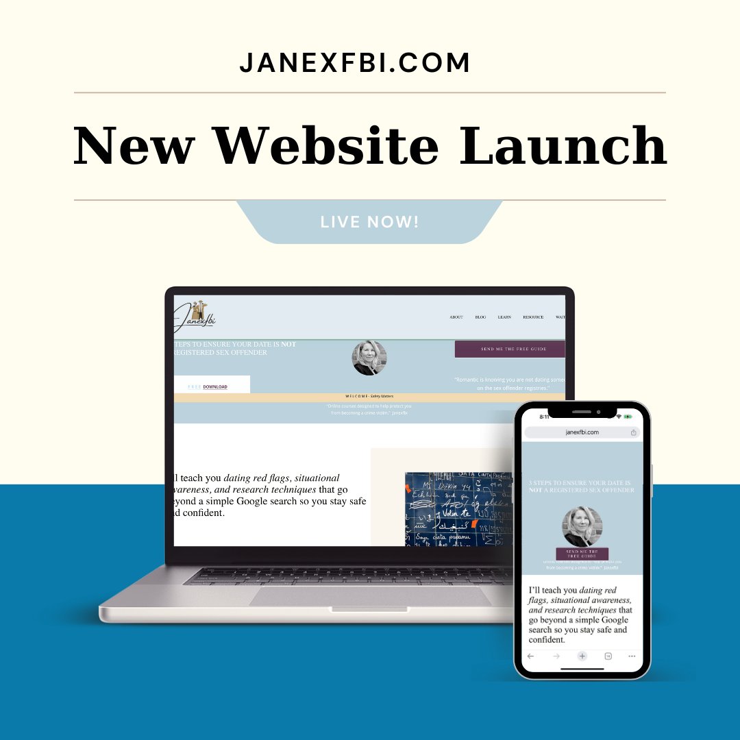 Janexfbi's tweet photo. 📢 Announcement 📢 Our team is delighted to announce that our new #janexfbi website has been launched. Thanks to my amazing co-founder, Carol, for her incredible web design! Get our FREE download now! Follow us at janexfbi! https://t.co/LjVeSW9pV4