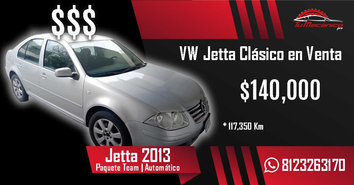 MecanicoEnLinea's tweet photo. 📣💲💲 Jetta Clásico 2013 | Paquete Team 💲💲📣
En Venta https://t.co/ytqUUmVAzq