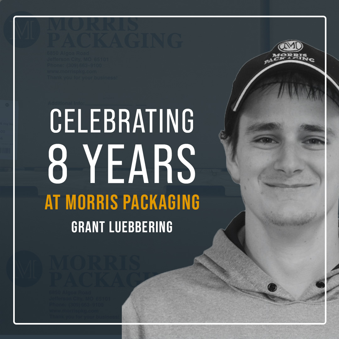 Celebrating 8 incredible years with Grant Luebbering!  Here's to many more years at Morris 🎉

#SustainableCareers #JobsInJeffersonCity #JobsInMissouri #CareersInMissouri