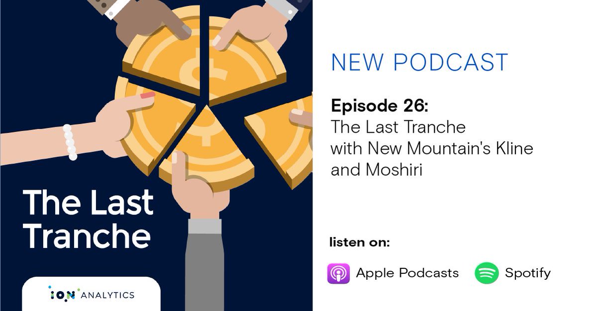 In this episode of the Last Tranche, John Kline and Cyrus Moshiri from New Mountain Capital discuss the rated feeder fund structure they recently priced and why they chose this approach over a middle market CLO. on.iongroup.com/46Ly2xP #TheLastTranche