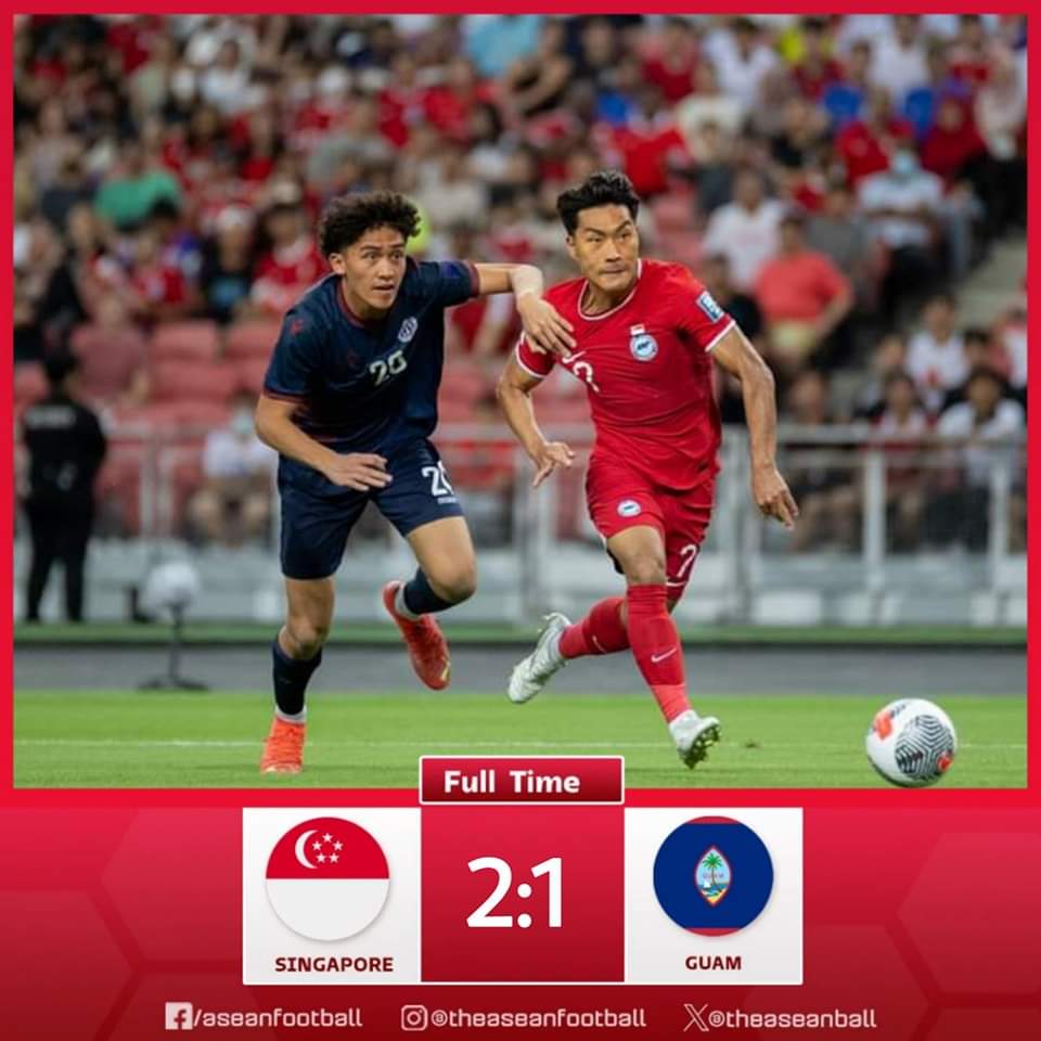 ✨ 2026 FIFA WORLD CUP & 2027 AFC ASIAN CUP QUALIFIERS | ROUND 1 FT:  Singapore 🇸🇬 2️⃣ - 1️⃣ 🇬🇺 Guam #FIFA #AFC