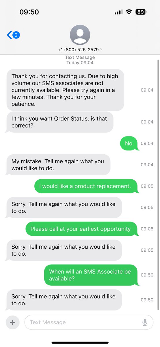 cochardm's tweet photo. .@RYOBItoolsusa with an epic customer service bot experience this am. https://t.co/db6FRvqSAy