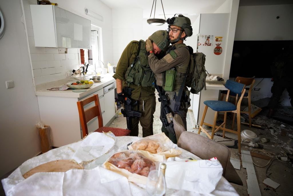 A family was home together on Shabbat.

Hamas invaded their home.

Hamas is a genocidal terrorist organization. 

We will stop them.