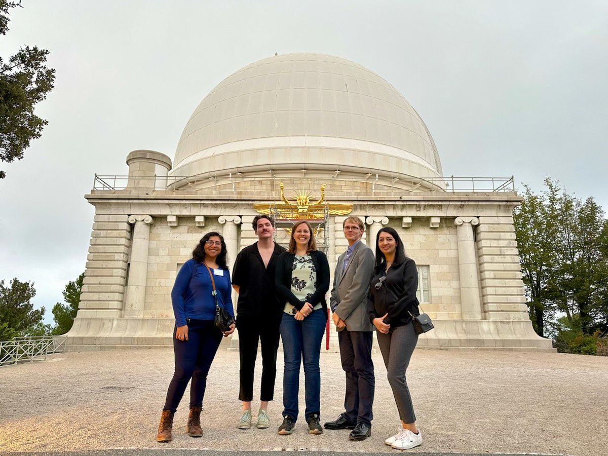 A few of our BHM team members are representing at the “Multi-wavelength AGN Structure and Cosmological Applications” conference in Nice! We’re learning about all things AGN and enjoying copious amounts of French pastries. Here we are at Observatoire de la Côte d’Azur!