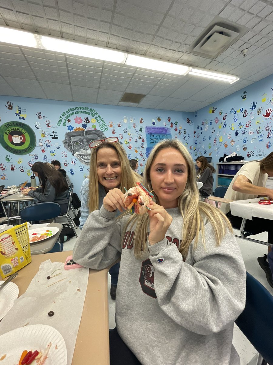 Period 2B AP psychology making Brains!