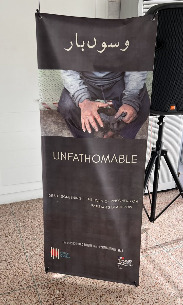 RKionka's tweet photo. Thank you 🇫🇷 @FranceinPak for hosting this important JPP screening to mark the #WorldDayAgainstTheDeathPenalty. The death penalty is a violation of the right to life and does not deter crime. The 🇪🇺 stands to #AbolishDeathPenalty. @EUPakistan @SarahBelal_ https://t.co/VJuLpu1r3e