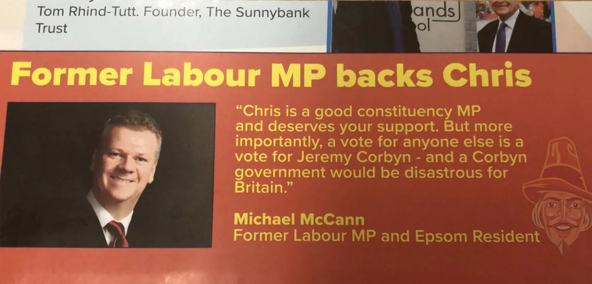 Let's not forget that East Kilbride's last Labour MP joined the Tories and featured in their campaign literature.