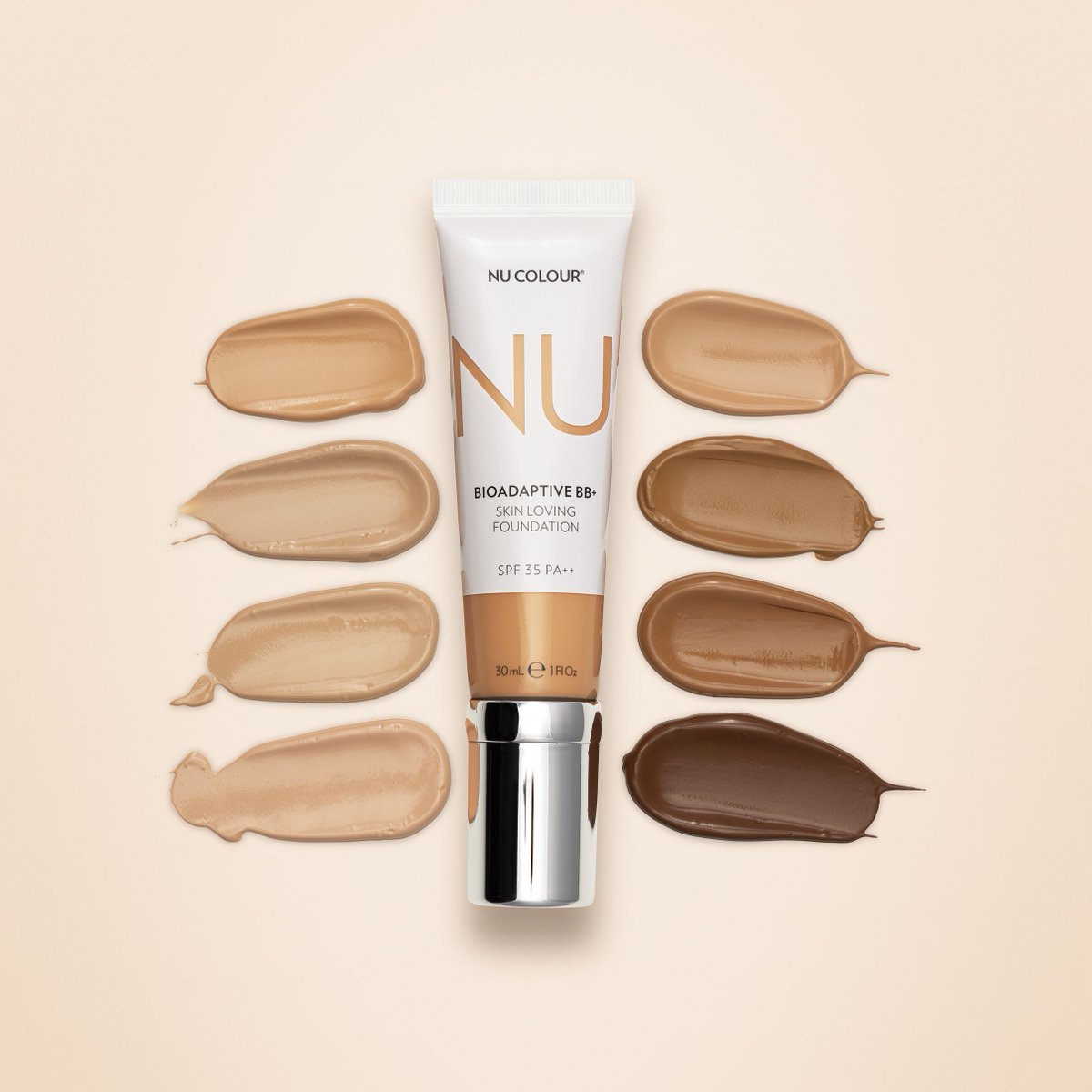 nuskin's tweet photo. The skin-loving, long-lasting foundation you can always count on! 💖 Our Nu Colour® Bioadaptive BB+ Skin Loving Foundation brings together the best of both worlds with makeup that acts like skincare. 

#NuColourBioadaptiveBB #SkinLovingFoundation #BioadaptiveSkinCare #NuSkin https://t.co/4qOBdyV6uZ