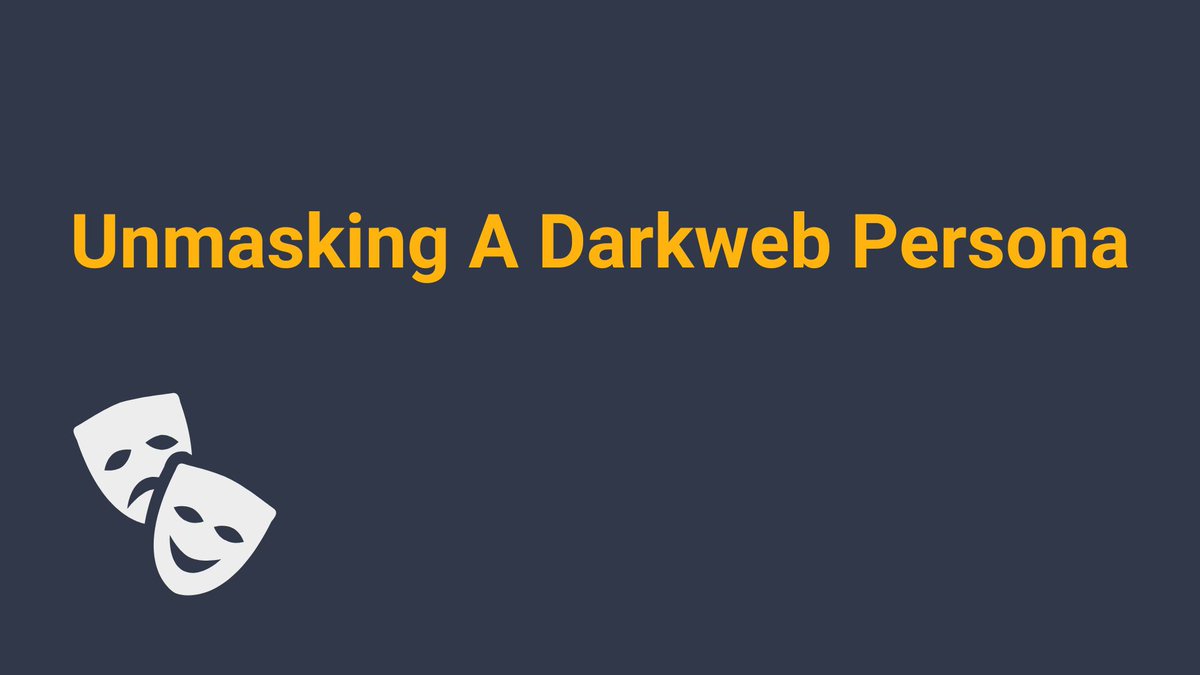 MaltegoHQ's tweet photo. How to profile a #darkweb account with limited information at hand? Here is the general step-by-step workflow derived from our recent use case using @ShadowDragonIO #SocialNet.

See how we investigated in detail here: https://t.co/HNkIpAMqPU https://t.co/faCR93ypJL