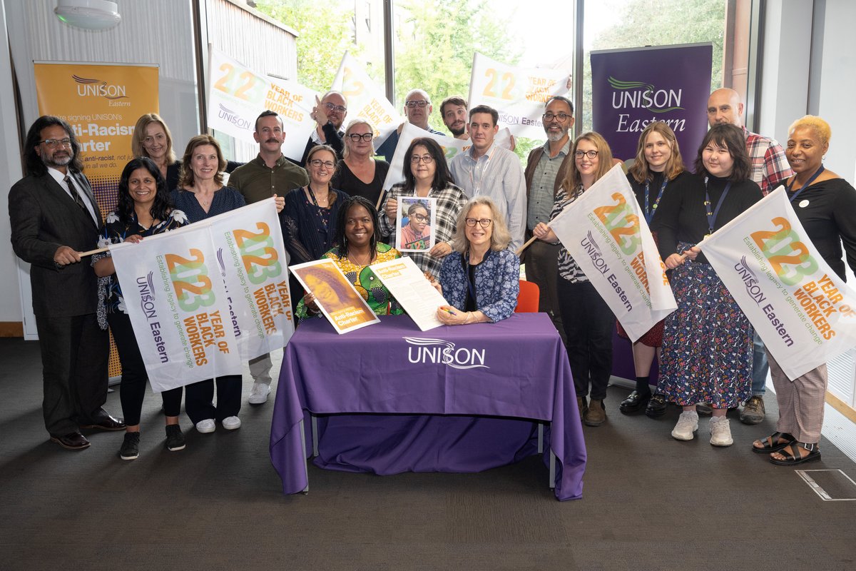 We're thrilled to announce that ARU is the first UK university to sign the UNISON Anti-Racism Charter. This historic promise demonstrates our ongoing commitment to equality and inclusiveness for all students and faculty.

Learn more here: ow.ly/hv9j50PW17c

#ARUProud