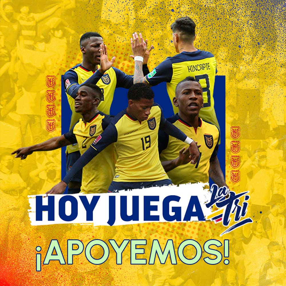 CompuideaEdu's tweet photo. Hoy, todos somos un solo corazón, una sola voz. Desde todos los rincones del país y más allá, estamos unidos en un mismo sentimiento de apoyo. ¡A dejarlo todo en el campo y a luchar con pasión por la victoria! 🙌💙💛❤️ #LaTri #ApoyoTotal #VamosEcuador #Fútbol

#EcuadorEnElCorazón https://t.co/LIZRYSrnDW