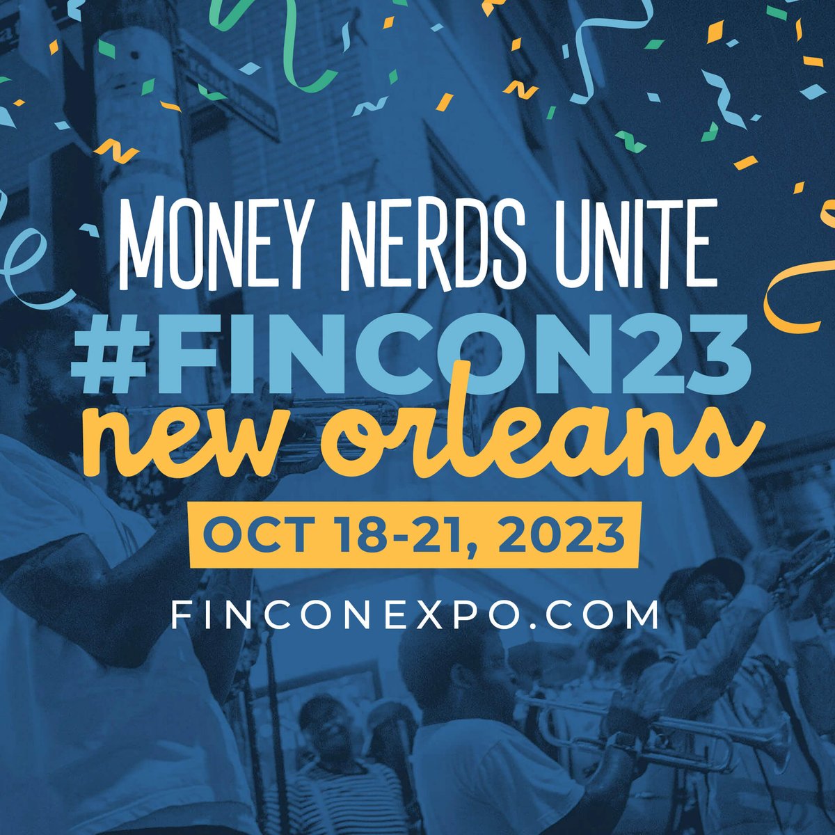 MilMoneyCon's tweet photo. MilMoneyCon will be exhibiting at #FinCon23! If you're coming to NOLO, be sure to stop by. I'd love to say hello in person. If you're on the fence, this is your sign 😀 Come to New Orleans!
So excited for #MilMoneyCon to be part of the @FinCon community. https://t.co/MCdj8Omkvc https://t.co/cH8Io98T78