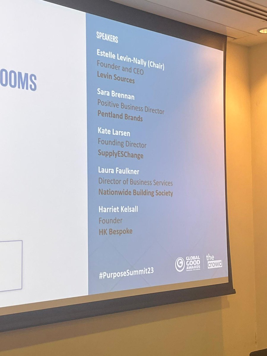 HKJewellery's tweet photo. Harriet is speaking today @PurposeSummit together with other business leaders & @GlobalGoodAward winners, teaching how they have turned purpose-led strategies into action, progressed in purpose-driven leadership, sustainable business, & positive social impact #PurposeSummit23 https://t.co/4whvbUKmEY