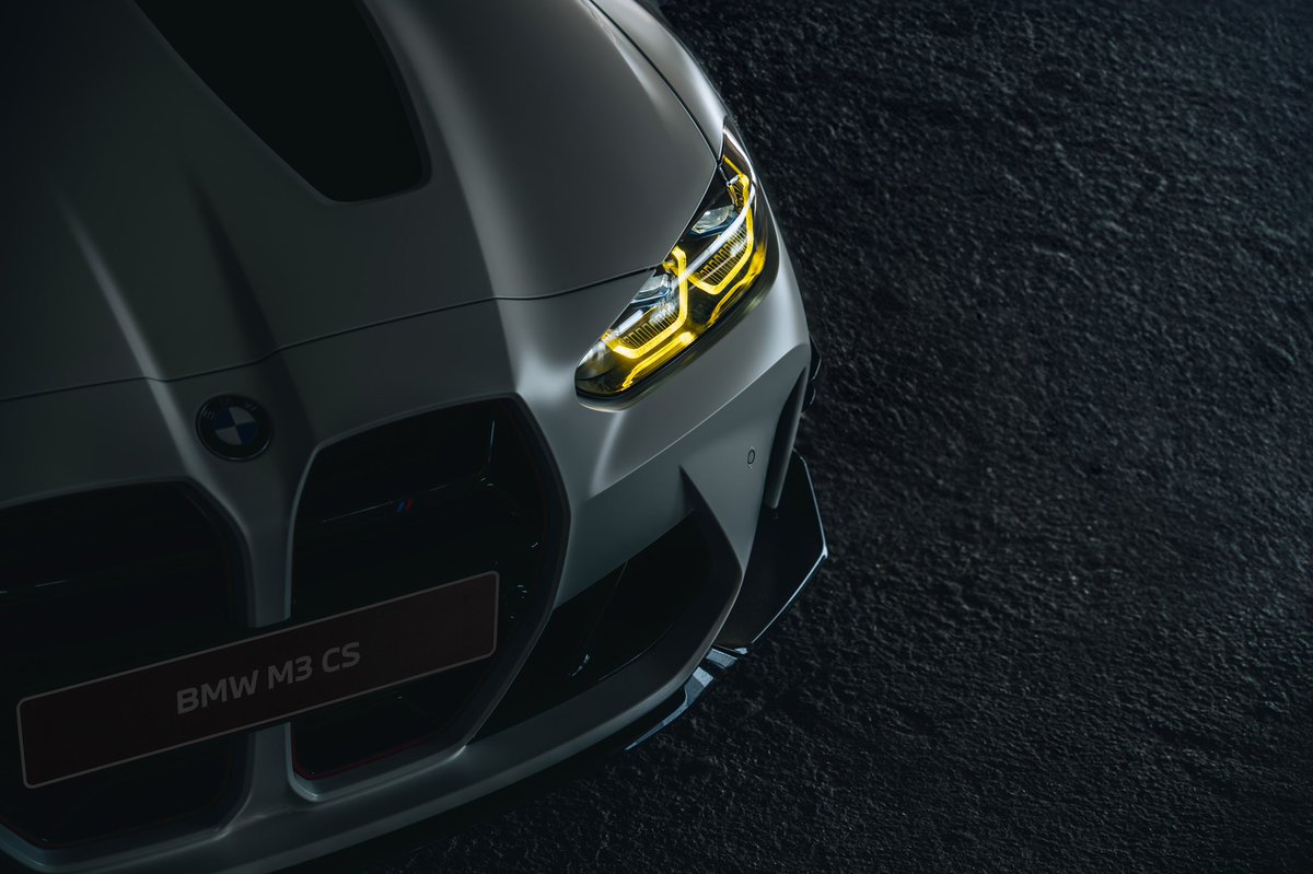 BMWTurkiye's tweet photo. Büyüleyici M hissini üstün performansı ve etkileyici tasarım detaylarında keşfedin; BMW M3 CS.
#BMWM #THEM3CS #M3CS https://t.co/irGgjiR8FM