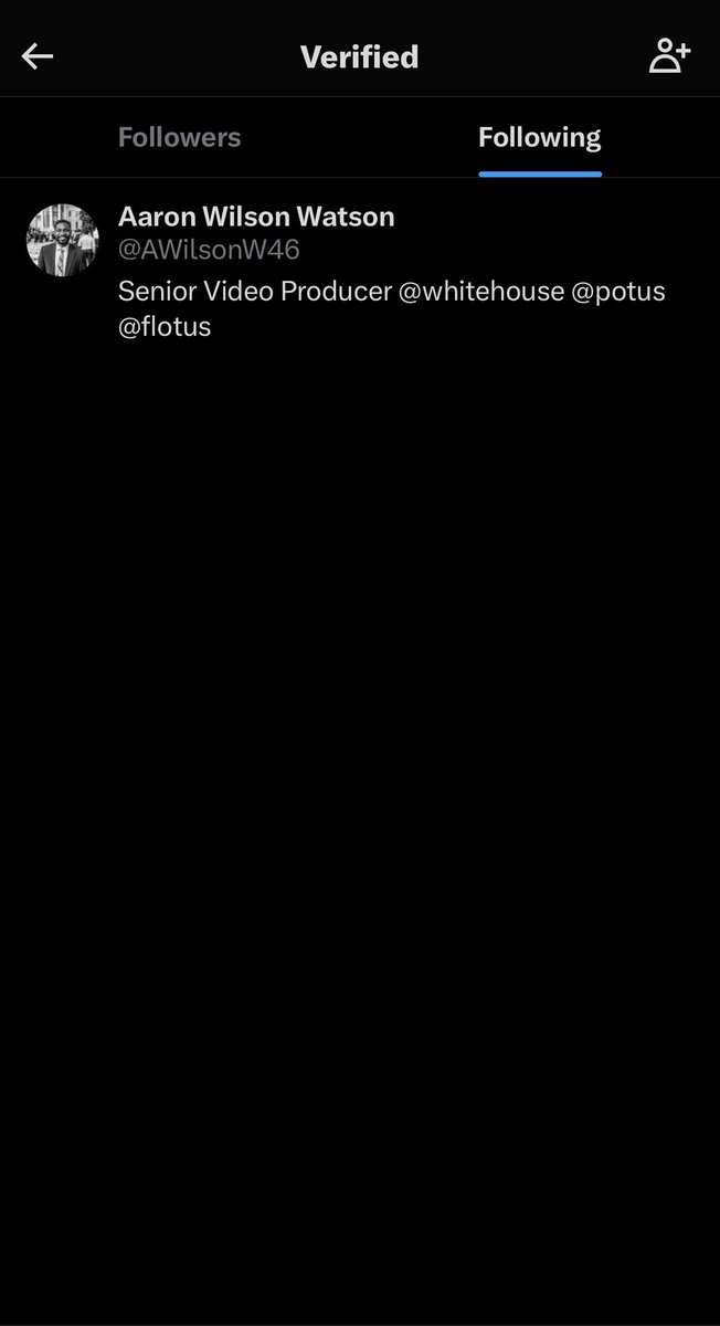 excuse me? @verified