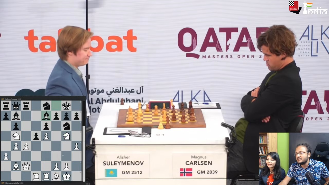 Qatar Masters Round 2: Carlsen Stunned By Suleymenov 