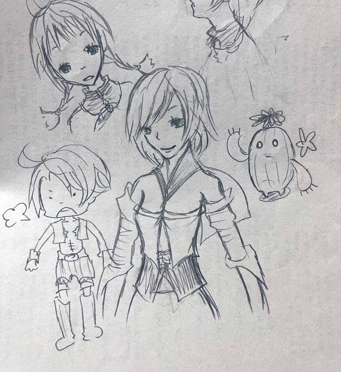 高校の頃あたりの絵が無限に出てくるんだけどこの頃の方が絵がちゃんとしてるな…… 