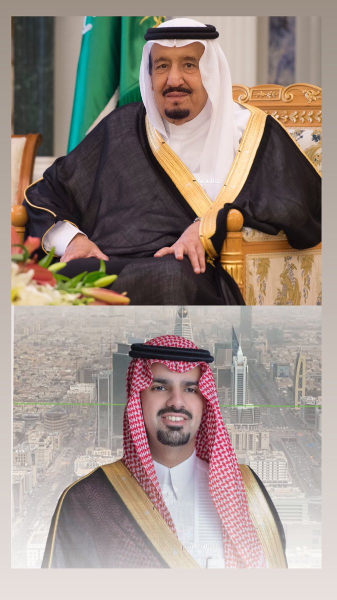 #أمر_ملكي :
صدر أمر #خادم_الحرمين_الشريفين
#الملك_سلمان_بن_عبدالعزيز حفظه الله
بتمديد خدمة صاحب السمو الأمير المهندس
فيصل بن عبدالعزيز بن عياف ..<a href="/BinAyyafFaisal/">فيصل بن عيّاف</a> 
 أمينًا لمنطقة #الرياض لمدة 4 سنوات

ألف ألف مبروك ..
لـ #الرياض الغاليه وأهلها 🤍🇸🇦

snapchat.com/add/alsaud1ksa