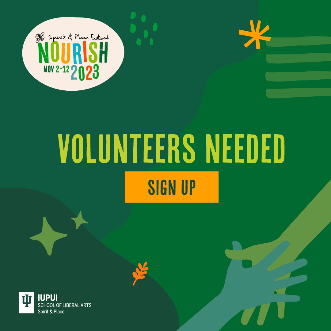 spiritandplace's tweet photo. There's still time to sign up to help our presenters put on a great festival! Head to https://t.co/ikcEskPXBU to find an event you can help support. #SPIndy #VolunteerIndy #SPNourish https://t.co/uQJczrehhL