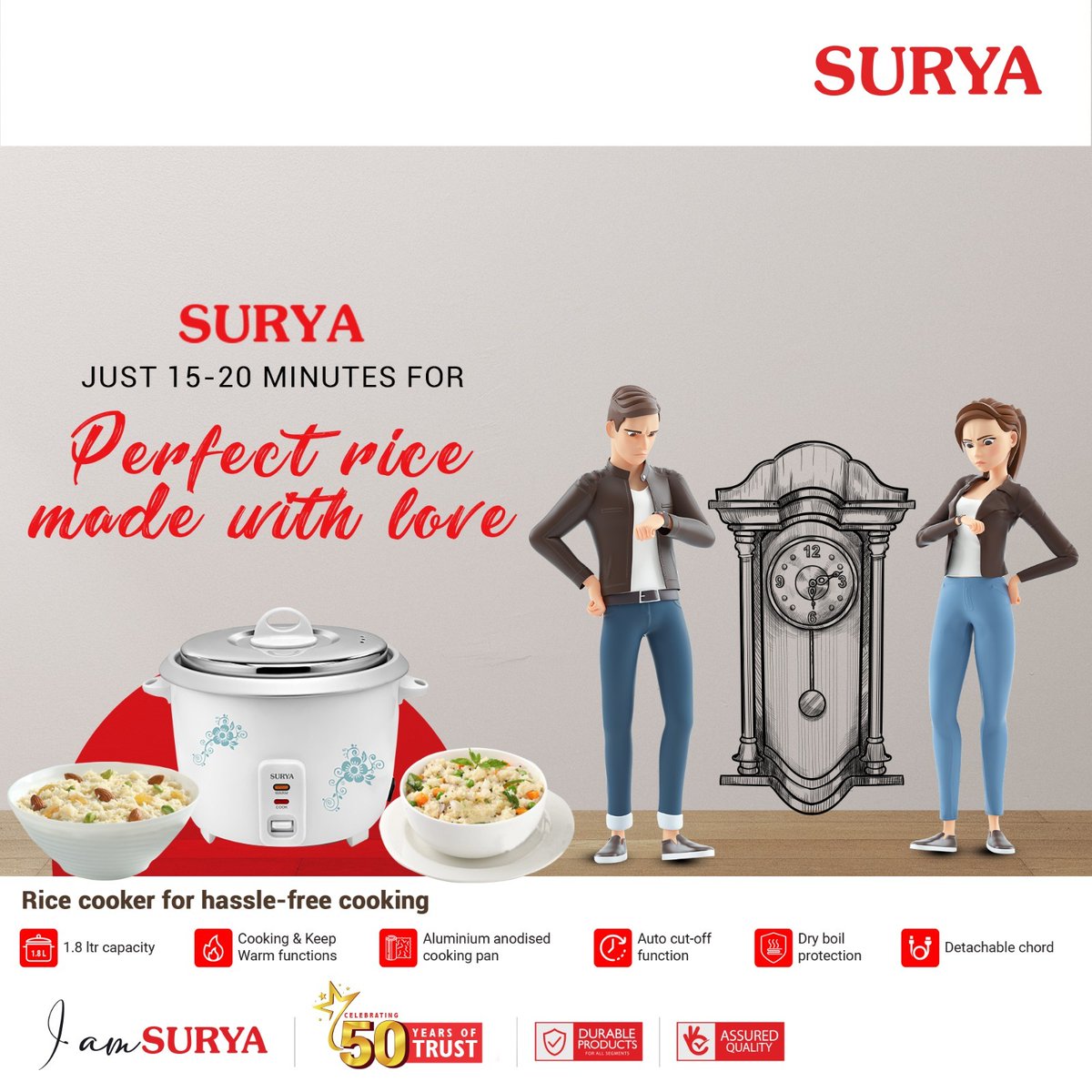 surya_roshni's tweet photo. Experience the magic of cooking made easy with love. Surya Indicook rice cooker, your partner in creating delicious meals effortlessly.
visit us at:- https://t.co/Yh4UxOr6vX
#surya #suryaroshni #indicook #roshni #SuryaIndiCook #ElectricCooker #CookingMagicWithSurya #EasyCooking https://t.co/vLG21TEIbq