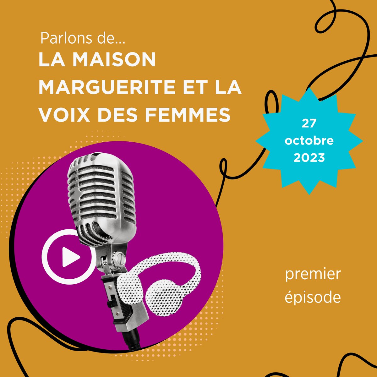 Le premier épisode du Balado « La Maison Marguerite et la voix des femmes »sera disponible le 27 octobre 2023! Restez à l'affût! 🌸