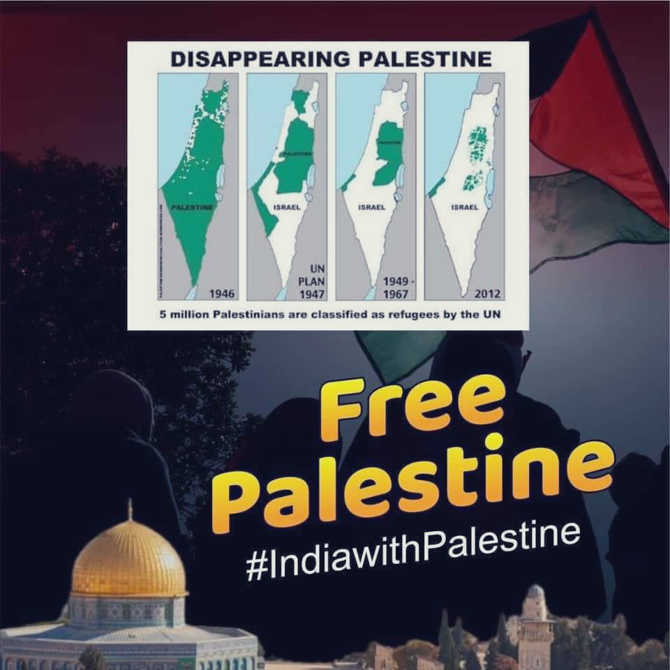osmanganidotin's tweet photo. No matter what they do
They can never hurt you
'Cause your soul will always be free

Palestine, tomorrow will be free. InshaAllah.

#IndiaWithPalestine 
#PalestineWillBeFree 
#FreeGaza 
#IsraelTerrorists https://t.co/IpaP2Sd3Jy