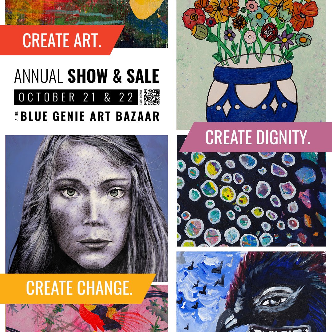 proofadv's tweet photo. We're proudly partnering with @AFTS, a nonprofit providing a safe space for housing insecure individuals to express themselves through art, to promote the annual Show & Sale Oct 21-22 & help them find dignity and validation through the sale of their work. #ProofAdv #Austin #ATX https://t.co/haBMv9Hb7R