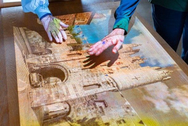 BoardGwent's tweet image. The @SocialAblty Interactive   Projector is specialist technology designed for people living with dementia,   learning disabilities, autism, acquired brain injury and other care needs. It   is delivered as part of the #HappinessProgramme which has been rolled out   across Gwent.