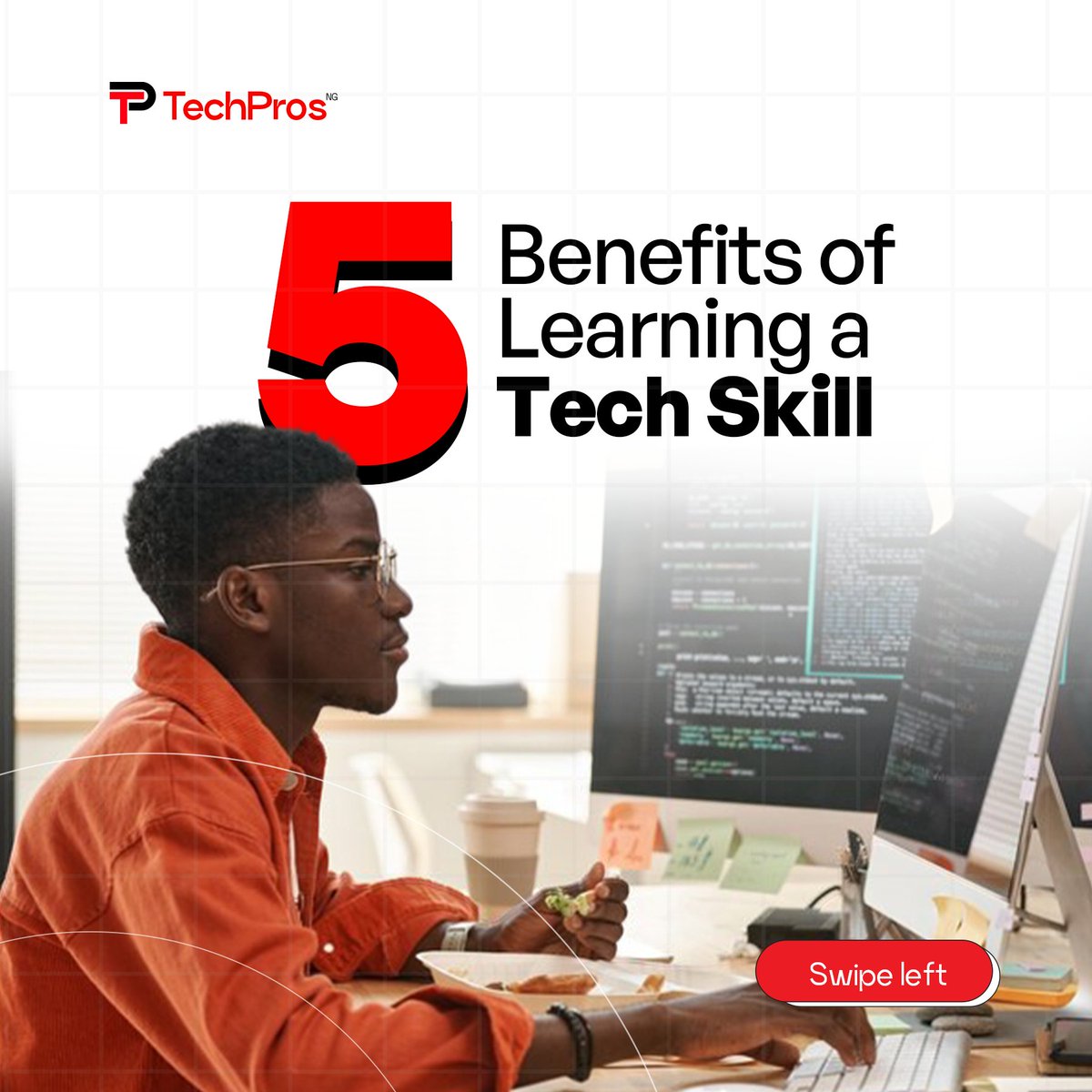 TechProsNaija's tweet image. 💻Learning a tech skill is the key to success! From personal empowerment to global relevance, it unlock a world of possibilities💡💪.

Join the @TechProsNG fam and kickstart your journey today. 🚀 DM us and let&apos;s get you on the path to success! 💥 

#TechProsNG #TechSkills