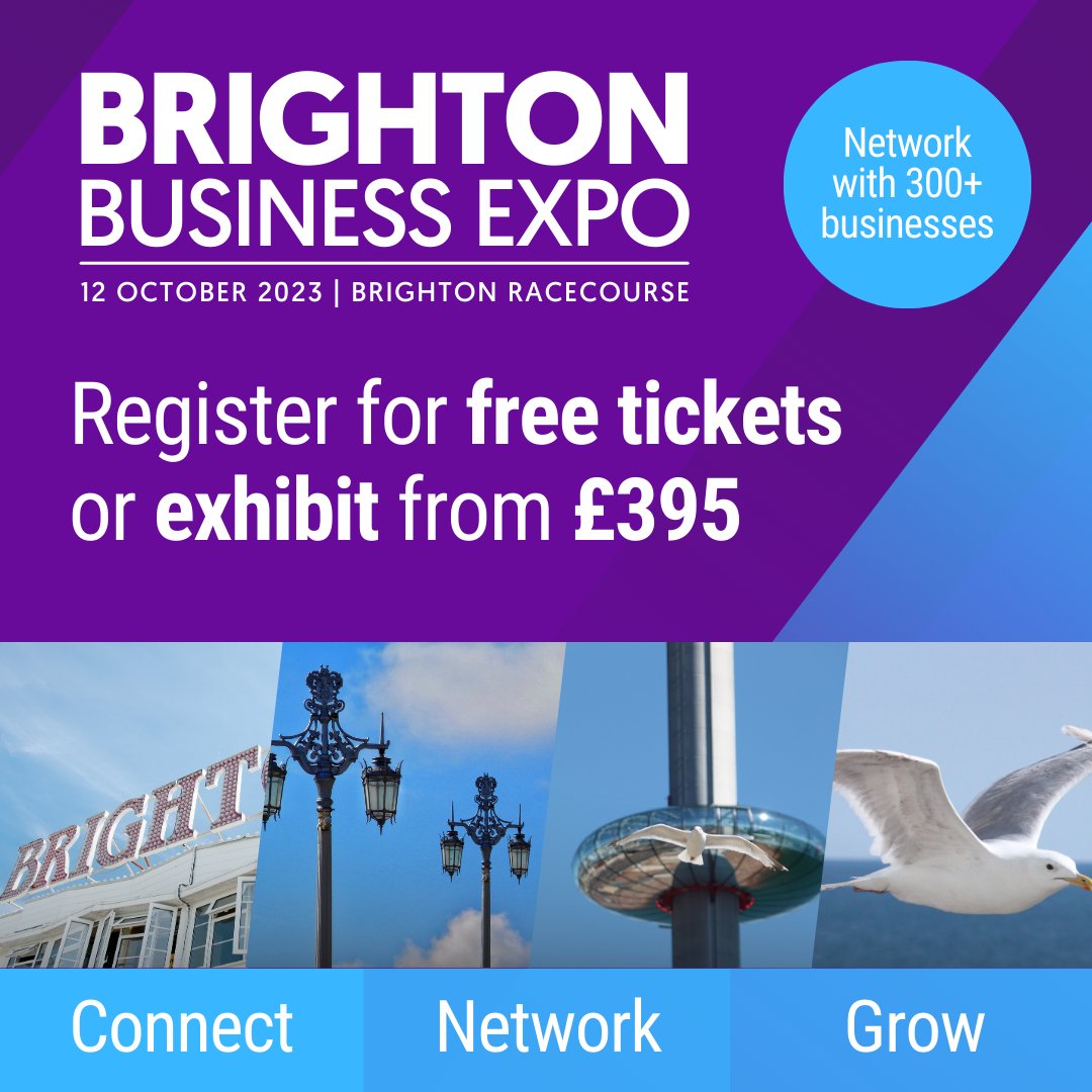 Not sure if you'll benefit from exhibiting? 🤝 Here are the types of businesses you'll find at the Brighton Business Expo b2bexpos.co.uk/event/brighton…