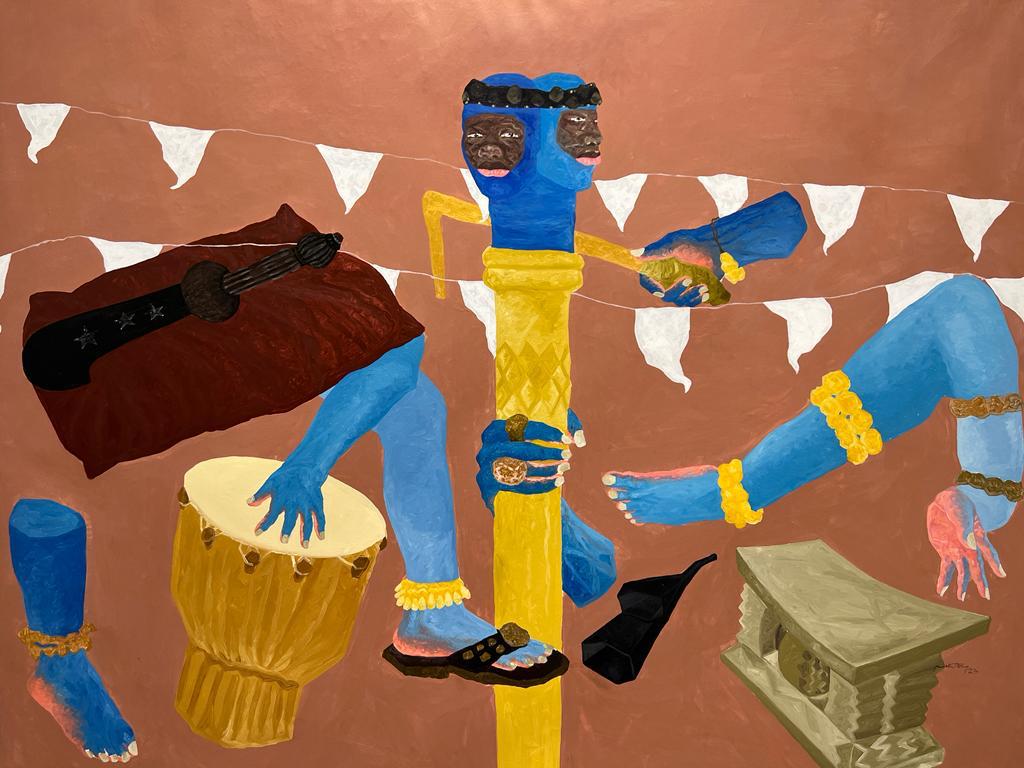 Congratulations 🎊 to our resident artists <a href="/jephykob4/">J.A. Bentsil-Kobiah</a> &amp; <a href="/narteydaniel7/">Nartey Daniel</a> on being part of the group exhibition 'Home is Here too' by @nufsedmon and <a href="/rmibel/">Robenson Mibel</a>
Opening October 12, 2023 at the Columbus College of Art and Design (CCAD) Beeler Gallery; Ohio.
#worldfaze #artexhibition