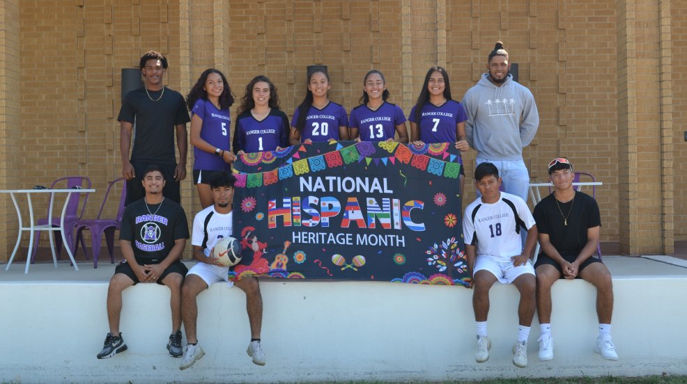 NJCAA's tweet photo. Ranger College has led the charge in celebrating #HispanicHeritageMonth by hosting a multitude of events and activities while also having student-athletes reflect on what this month means to them.

Read more | https://t.co/laybZGvgs5

#OpportunitiesStartHere | #CompeteNJCAA https://t.co/PTyJIywXZC