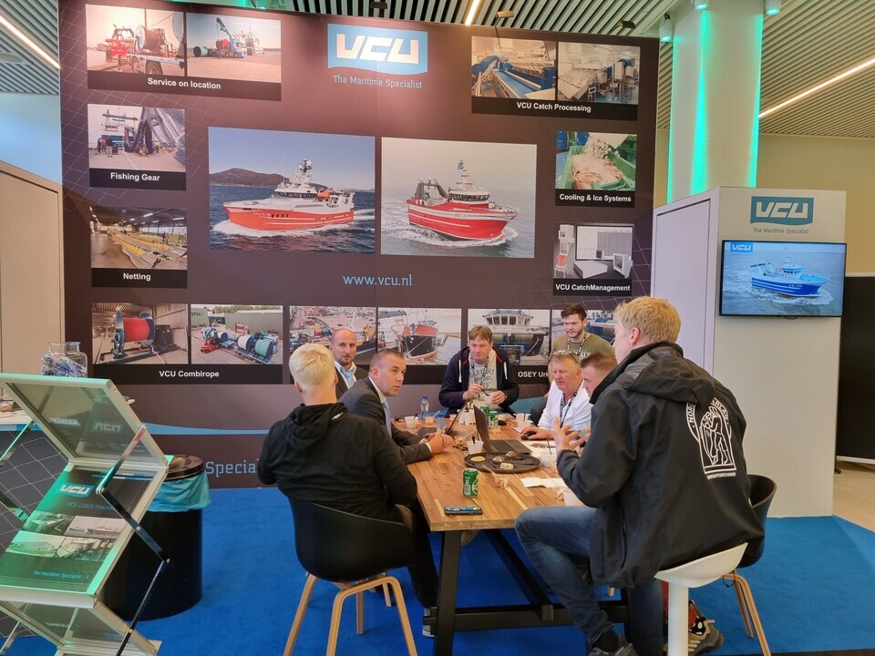 VCU_NL's tweet photo. We had great days at #DANFISH 2023 in Aalborg. A big thanks for all our visitors! 🙌 https://t.co/UGY8jpuseg