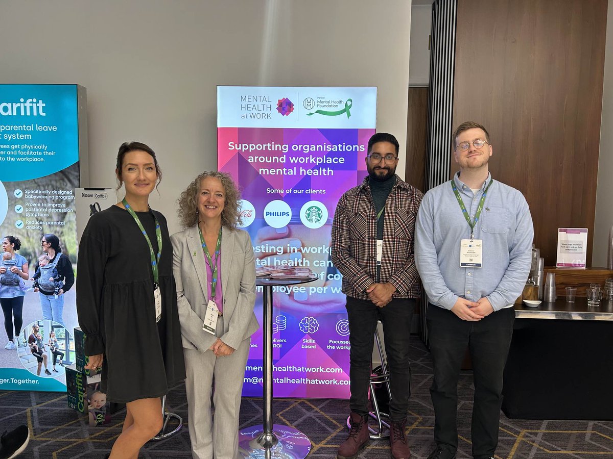 MHAW_UK's tweet photo. It's great to see some of the team at the 5th annual MAD World Summit today, hearing from world-class experts, leaders and like-minded peers about the latest thinking and ideas on supporting employers and workplace mental health!

Come and see us - Stand #40! https://t.co/PILAcRJvye