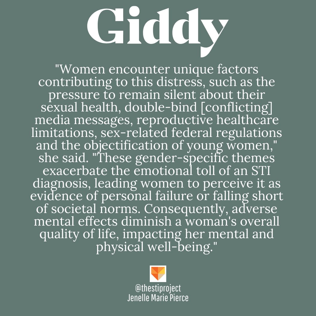 BoldKindLabs's tweet photo. Recently had the pleasure of contributing to a @getmegiddy piece by the fabulous @HekateCreative, considering recent research indicating women experience more adverse effects post-STI/STD diagnosis than men! Full article: https://t.co/Ob01M9MMZL

Would love your thoughts! https://t.co/k14O7RduA3