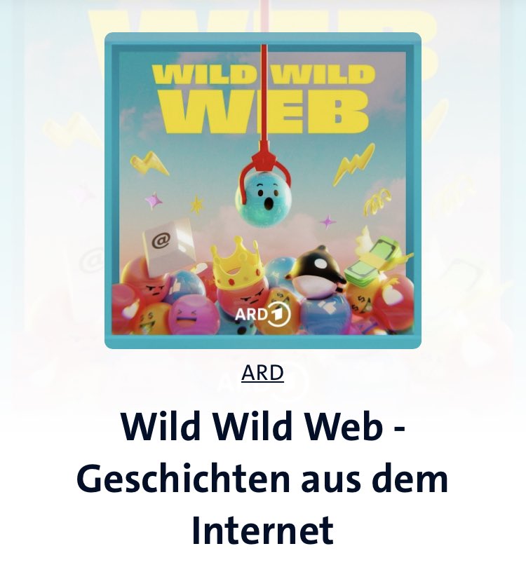 der beste deutsche internet podcast ist zurück und die erste folge hat den spannendsten protagonisten aller zeiten es wird so unfassbar tief reingegangen let's gooo ardaudiothek.de/sendung/wild-w…