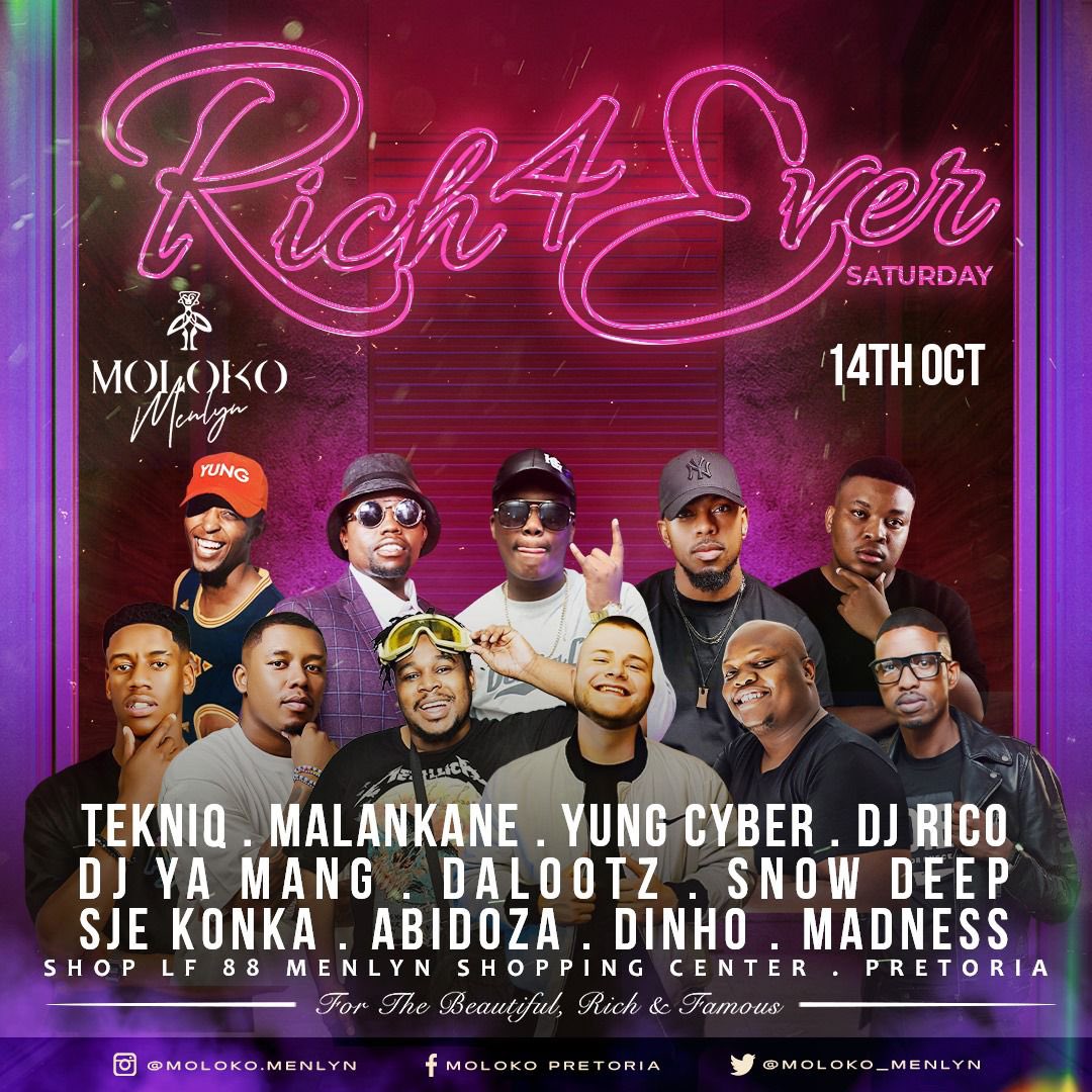 _MsFuture_Aiko's tweet photo. Saturday we rocking😁🥂🍾 @Moloko_Menlyn #molokosaturday #molokolovesyou https://t.co/p5W59Mj7a9