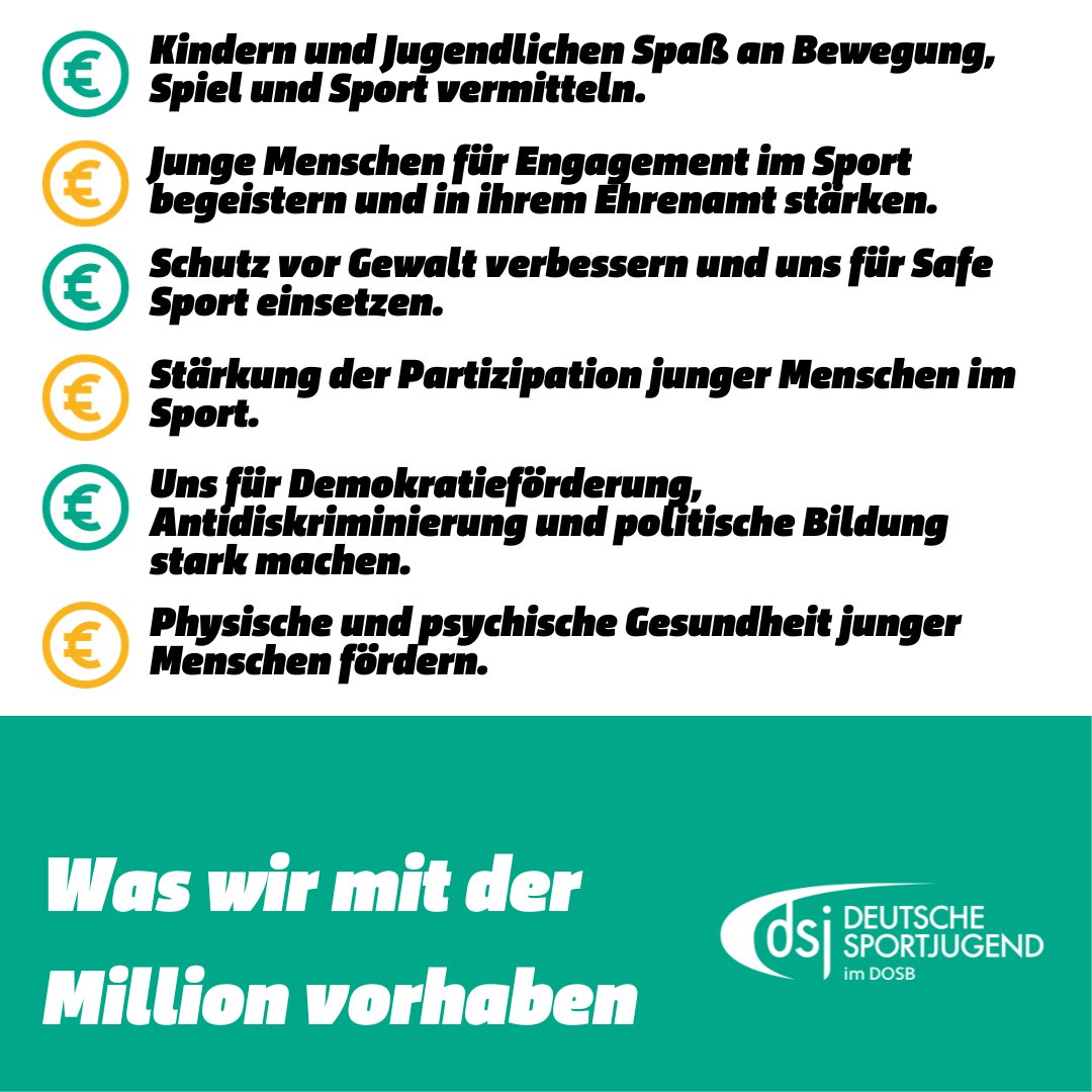 dsj4sport's tweet photo. Mit unseren Mitgliedsorganisationen waren wir intensiv und laut in Berlin unterwegs, um gegen die geplanten Kürzungen im #Haushalt zu lobbyieren. Gestern hat der Haushaltsausschuss die Kürzungen um 1 Mio. € für 2024 in seiner Beratung rückgängig gemacht.
https://t.co/eK9VqYsgEa https://t.co/pMhw9GaelB